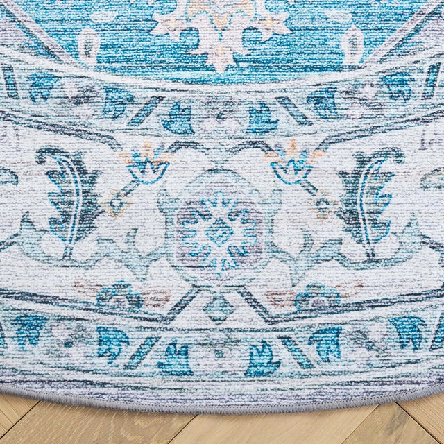 Safavieh Arizona Arz913B Grey/Turquoise Rug.