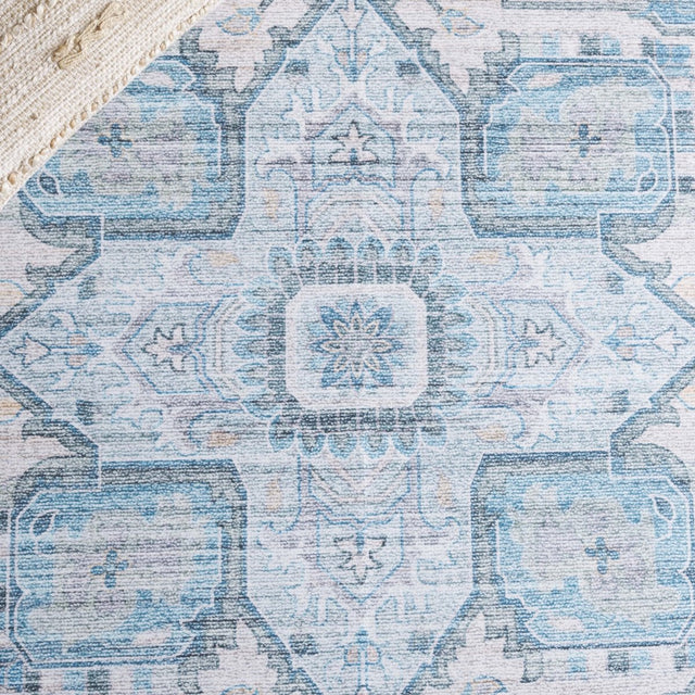 Safavieh Arizona Arz913B Grey/Turquoise Rug.