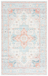Safavieh Arizona Arz913K Turquoise/Rust Rug.