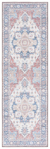 Safavieh Arizona Arz913Q Rust/Blue Rug.
