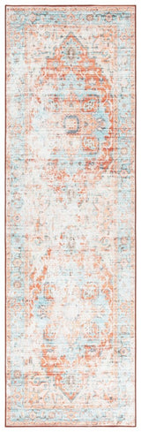 Safavieh Arizona Arz928K Turquoise/Rust Rug.