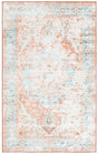 Safavieh Arizona Arz928K Turquoise/Rust Rug.