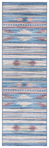 Safavieh Arizona Arz930M Blue/Rust Rug.