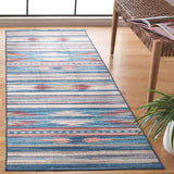 Safavieh Arizona Arz930M Blue/Rust Rug.