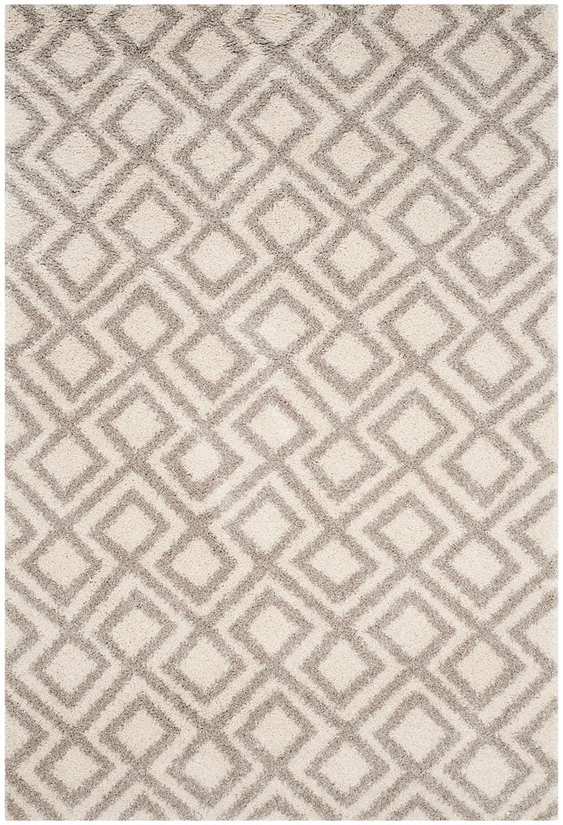 Safavieh Arizona Shag Asg740A Ivory / Beige Rugs.