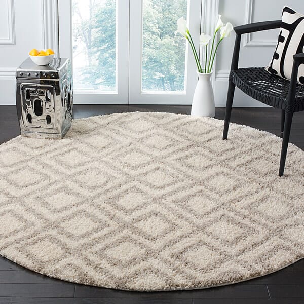 Safavieh Arizona Shag Asg740A Ivory / Beige Rugs.