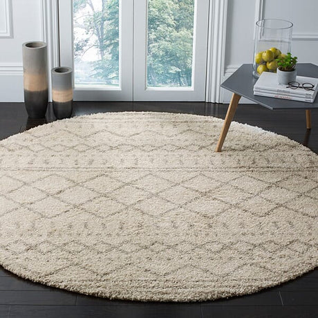 Safavieh Arizona Shag Asg741A Ivory/Beige Rug.