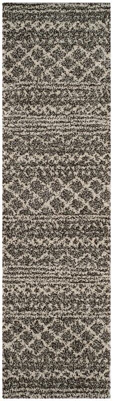 Safavieh Arizona Shag Asg741B Brown/Ivory Rug.