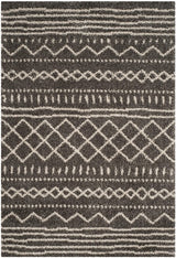 Safavieh Arizona Shag Asg741B Brown/Ivory Rug.