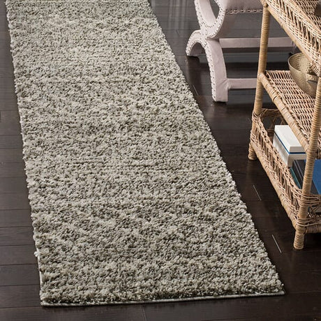 Safavieh Arizona Shag Asg741B Brown/Ivory Rug.