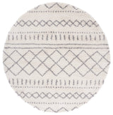 Safavieh Arizona Shag Asg741F Ivory/Grey Rug.