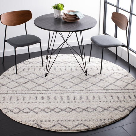 Safavieh Arizona Shag Asg741F Ivory/Grey Rug.