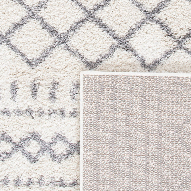 Safavieh Arizona Shag Asg741F Ivory/Grey Rug.