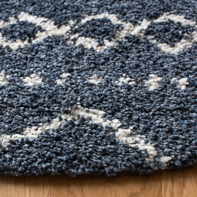 Safavieh Arizona Shag Asg741L Slate Blue/Ivory Rugs.