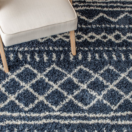 Safavieh Arizona Shag Asg741L Slate Blue/Ivory Rugs.