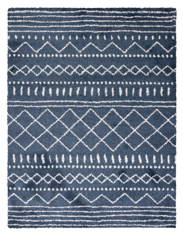 Safavieh Arizona Shag Asg741L Slate Blue/Ivory Rugs.