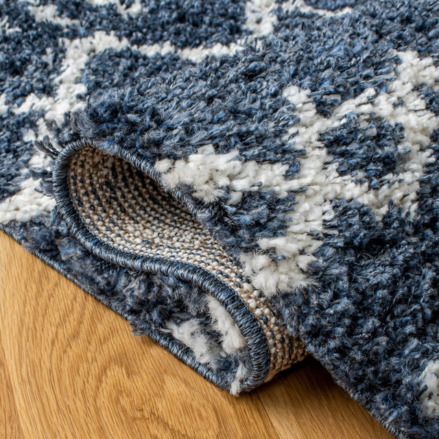 Safavieh Arizona Shag Asg741L Slate Blue/Ivory Rugs.