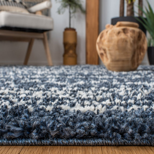 Safavieh Arizona Shag Asg741L Slate Blue/Ivory Rugs.