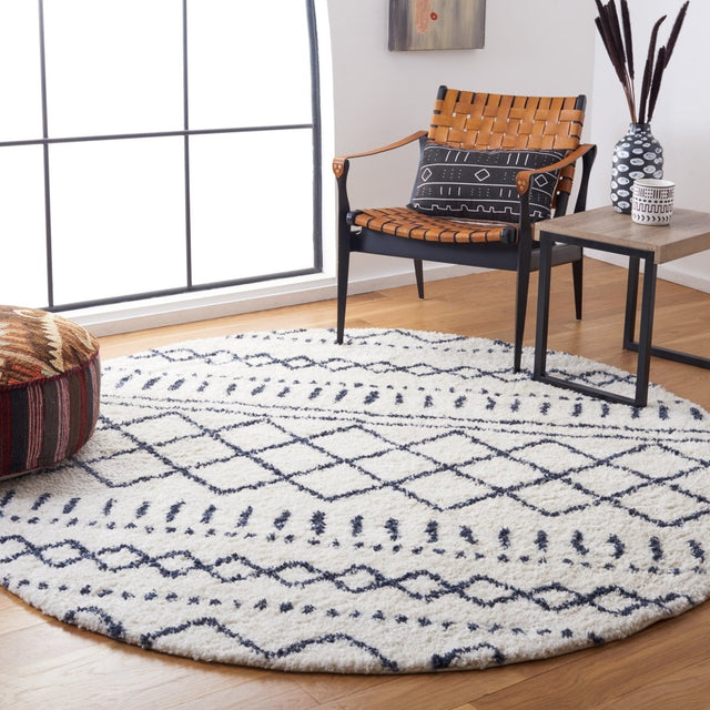 Safavieh Arizona Shag Asg741M Ivory/Slate Rugs.