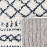 Safavieh Arizona Shag Asg741M Ivory/Slate Rugs.