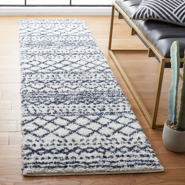 Safavieh Arizona Shag Asg741M Ivory/Slate Rugs.