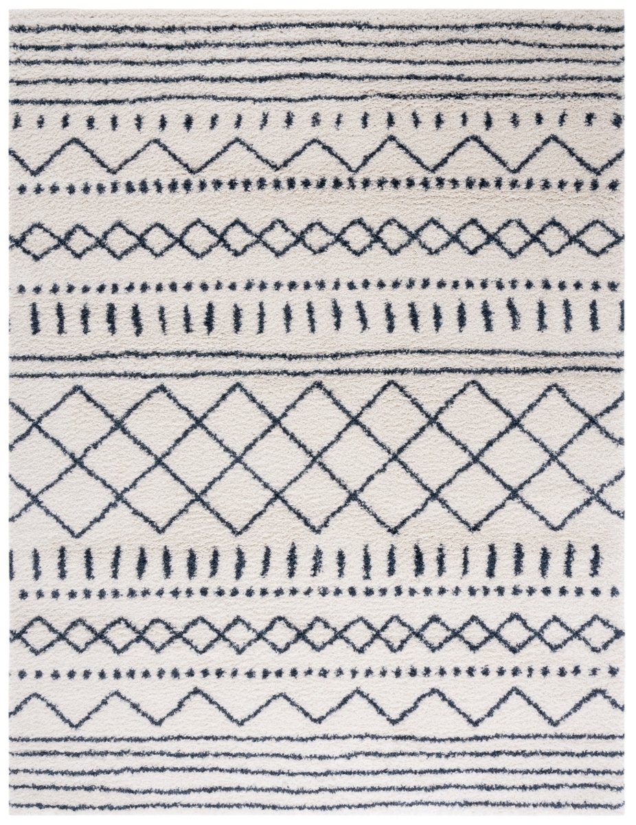 Safavieh Arizona Shag Asg741M Ivory/Slate Rugs.