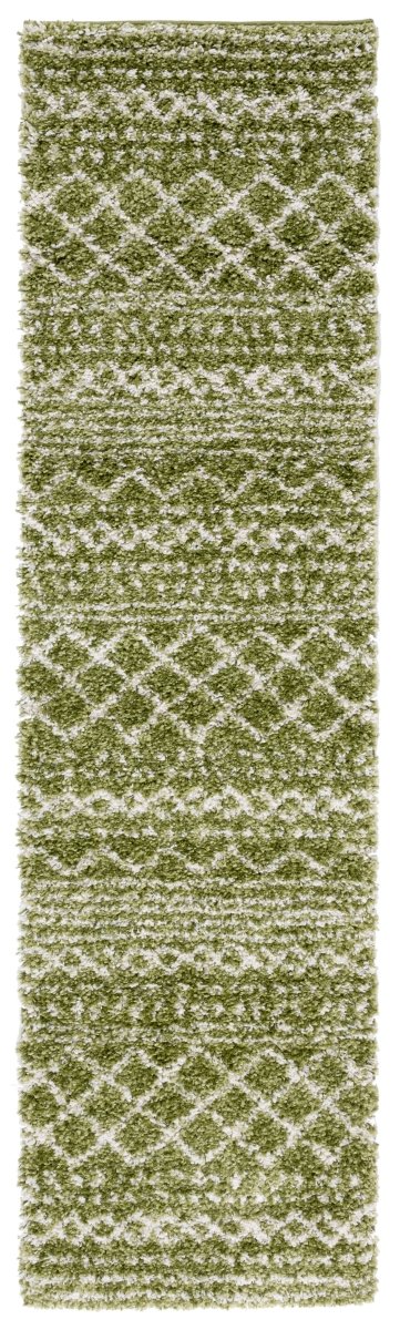 Safavieh Arizona Shag Asg741X Green/Ivory Rugs.