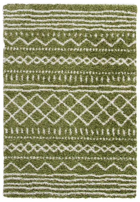 Safavieh Arizona Shag Asg741X Green/Ivory Rugs.