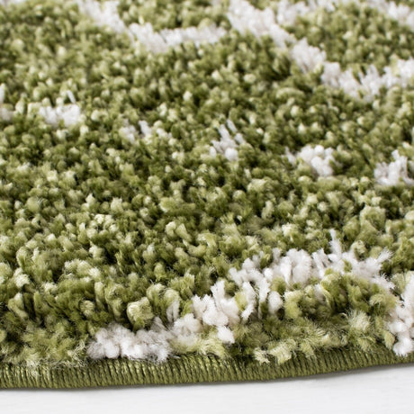 Safavieh Arizona Shag Asg741X Green/Ivory Rugs.