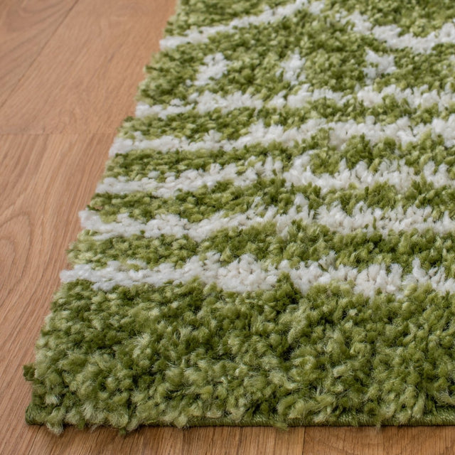 Safavieh Arizona Shag Asg741X Green/Ivory Rugs.