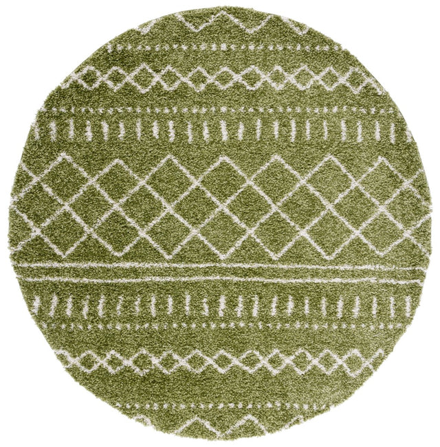 Safavieh Arizona Shag Asg741X Green/Ivory Rugs.