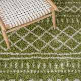 Safavieh Arizona Shag Asg741X Green/Ivory Rugs.