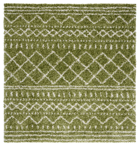 Safavieh Arizona Shag Asg741X Green/Ivory Rugs.