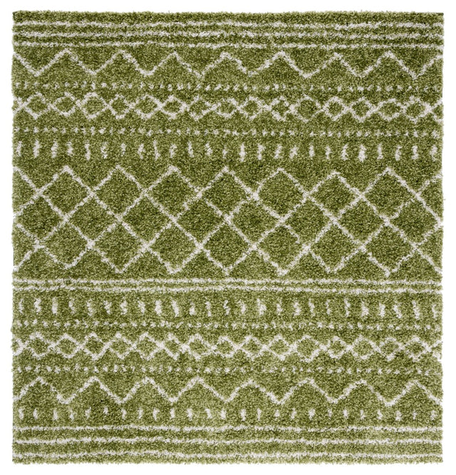 Safavieh Arizona Shag Asg741X Green/Ivory Rugs.