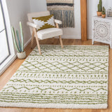 Safavieh Arizona Shag Asg741Y Ivory/Green Rugs.