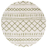 Safavieh Arizona Shag Asg741Y Ivory/Green Rugs.