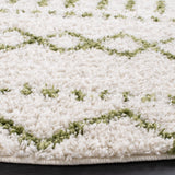 Safavieh Arizona Shag Asg741Y Ivory/Green Rugs.