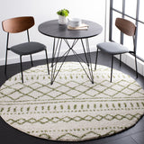 Safavieh Arizona Shag Asg741Y Ivory/Green Rugs.