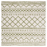 Safavieh Arizona Shag Asg741Y Ivory/Green Rugs.