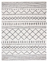 Safavieh Arizona Shag Asg741Z Ivory/Black Rug.