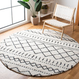 Safavieh Arizona Shag Asg741Z Ivory/Black Rug.