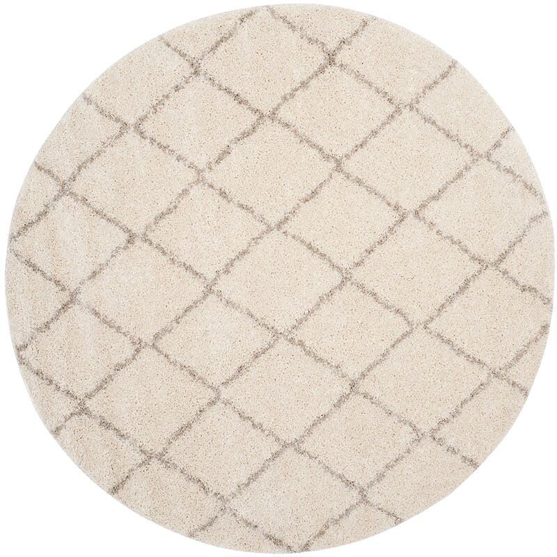 Safavieh Arizona Shag Asg742A Ivory / Beige Rugs.