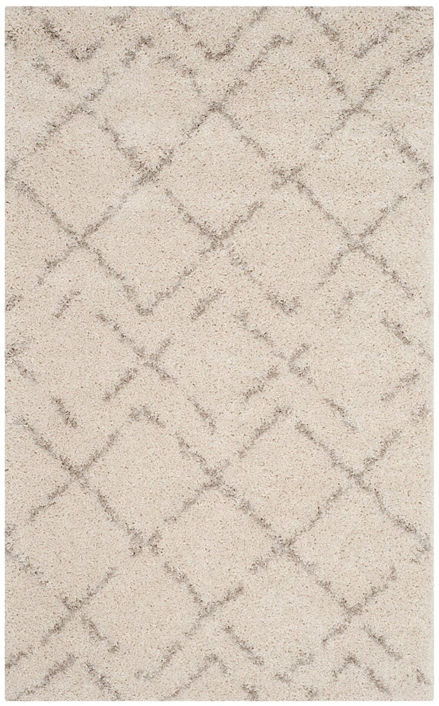 Safavieh Arizona Shag Asg743A Ivory/Beige Rug.