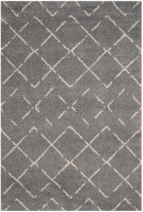 Safavieh Arizona Shag Asg743D Grey/Ivory Rug.