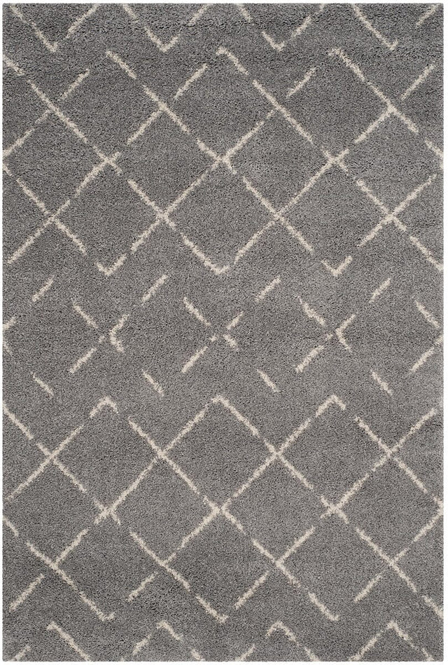 Safavieh Arizona Shag Asg743D Grey/Ivory Rug.