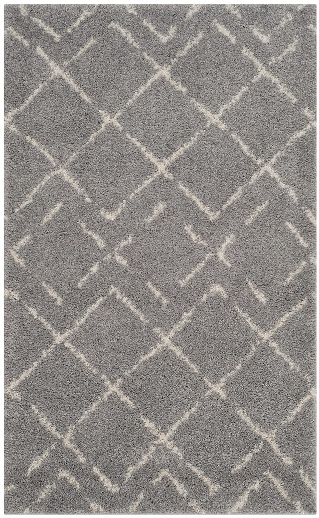 Safavieh Arizona Shag Asg743D Grey/Ivory Rug.