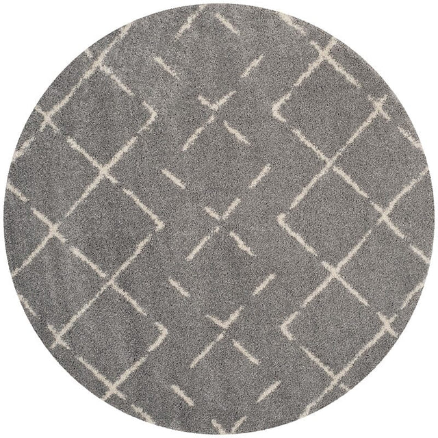 Safavieh Arizona Shag Asg743D Grey/Ivory Rug.