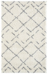 Safavieh Arizona Shag 3'-2" x 5'-0" Rug in Ivory / Grey