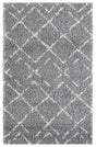 Safavieh Arizona Shag 3'-2" x 5'-0" Rug in Dark Grey / Ivory