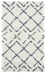 Safavieh Arizona Shag 3'-2" x 5'-0" Rug in Ivory / Slate